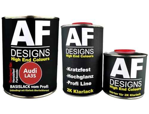 Autolack geeignet für Audi LA3S Amaryllisrot Metallic 1,25L Klarlack Set Basislack Reparaturlack Spritzfertig Autolack geeignet für Audi LA3S Amaryllisrot Metallic 1,25L Klarlack Set Basislack Reparaturlack Spritzfertig von Alex Flittner Designs