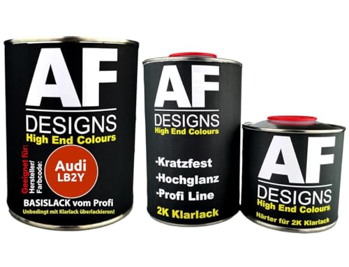 Autolack geeignet für Audi LB2Y Habanero Orange Metallic 1,25L Klarlack Set Basislack Reparaturlack Spritzfertig Autolack geeignet für Audi LB2Y Habanero Orange Metallic 1,25L Klarlack Set Basislack Reparaturlack Spritzfertig von Alex Flittner Designs