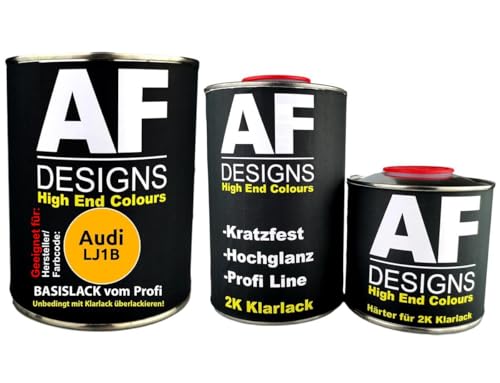 Autolack geeignet für Audi LJ1B Rapsgelb 1,25L Klarlack Set Basislack Reparaturlack Spritzfertig Autolack geeignet für Audi LJ1B Rapsgelb 1,25L Klarlack Set Basislack Reparaturlack Spritzfertig von Alex Flittner Designs