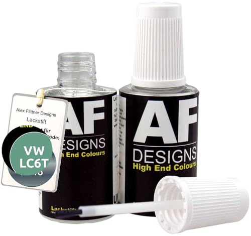 Lackstift für VW/Volkswagen Jadegrün Perl LC6T schnelltrocknend 2x20ml von Alex Flittner Designs