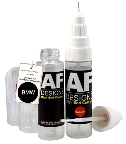 Lackstift kompatibel mit BMW A04 Urban Green 50ml Autolack + Klarlack Tufplack schnelltrocknend von Alex Flittner Designs