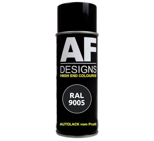 RAL9005 TIEFSCHWARZ Spraydose glänzend Lackspray Sprühdose DIY Autolack 400ml Acryllack von Alex Flittner Designs