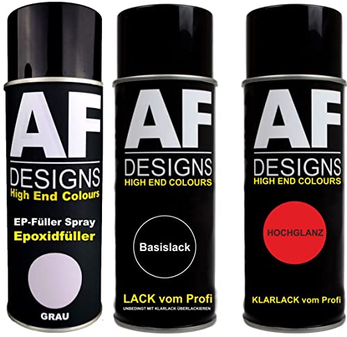 Alex Flittner Designs Spraydose für HONDA/ACURA B92P-B NIGHTHAWK BLACK PEARL EP Grundierung Klarlack Sprühdose von Alex Flittner Designs