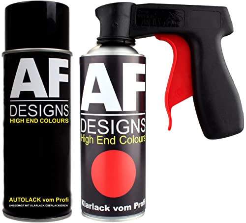 Alex Flittner Designs Spraydosen Griff Set für Opel 251 Marineblau Basislack Klarlack Handgriff Pistolengriff Sprühdose von Alex Flittner Designs