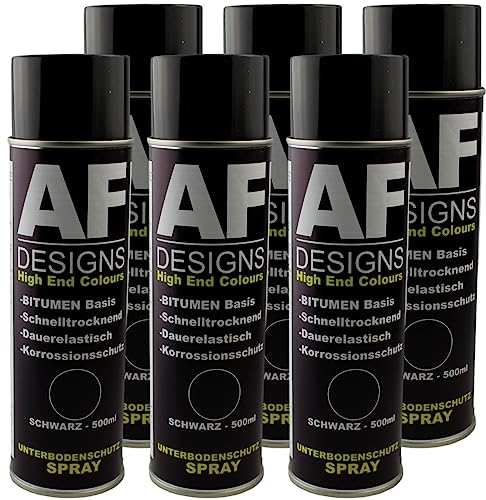 Unterbodenschutz Bitumen Spray 6x Versiegelung Steinschlagschutz schwarz von Alex Flittner Designs
