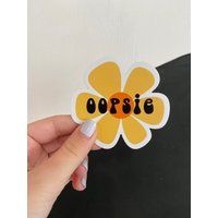 Oopsie Daisy Magnet, 3x3In, Magnet Für Kühlschränke, Autos, Wohnheime, Schließfächer von AlexDaleyDesigns