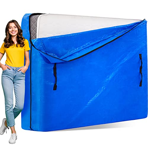 AlexHome Matratzentasche, strapazierfähige Plane, Wiederverwendbare Aufbewahrungstasche, einfacher Transporter, Matratze, Bezug, Queen-Size-Größe von AlexHome