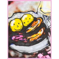 Klos Mit Sos - Risographie Kunstdruck 26, 5cm X 36cm Limitiert Signiert Nummeriert von AlexMages