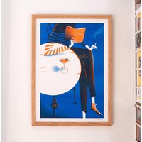 Paris Ist Eine Party - A4-Risographenillustration Limitierte Und Signierte Serie Paris Ist Eine Party - A4-Risographenillustration Limitierte Und Signierte Serie von AlexViougeas
