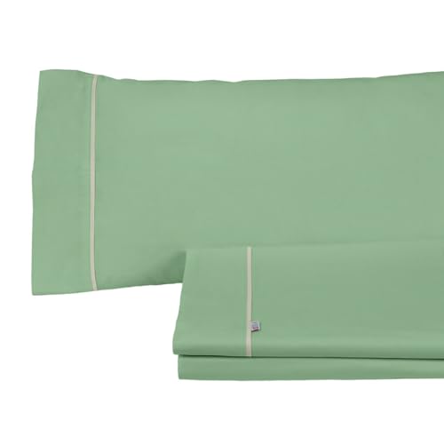 Alexandra House Living Bettwäsche-Set, Grün, für Betten mit 105 cm, 3-teilig von Alexandra House Living