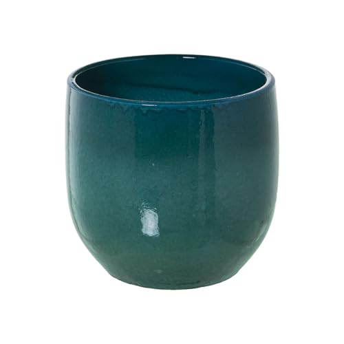 Alexandra House Living Blumentopf-Set, Blau, Keramik, 3-teilig von Alexandra House Living