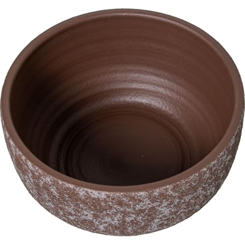 Alexandra House Living Blumentopf-Set, Braun, Keramik, 3-teilig von Alexandra House Living