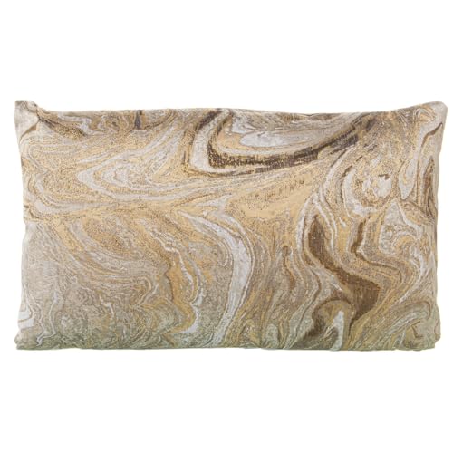 Alexandra House Living Braunes Textilkissen, 30 x 50 cm von Alexandra House Living