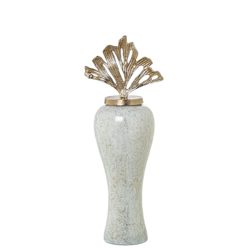 Alexandra House Living Glasvase, goldfarben, 29 x 23 x 76 cm von Alexandra House Living