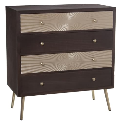Alexandra House Living Kommode Gold Holz 80 x 40 x 86 cm von Alexandra House Living