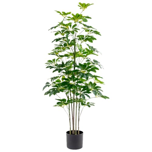 Alexandra House Living Schefflera Deko-Pflanze aus Kunststoff, 125 cm von Alexandra House Living