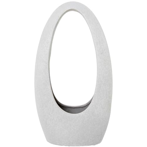 Alexandra House Living Vase, Weiß, Keramik, 13 x 26 x 43 cm Alexandra House Living Vase, Weiß, Keramik, 13 x 26 x 43 cm von Alexandra House Living