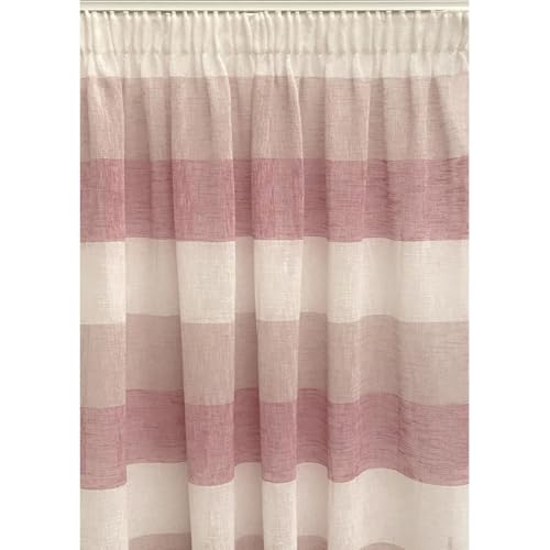 Alexandra House Living Vorhang Alina Koralle, 200 x 270 x 1 cm, transparent, Bunt von Alexandra House Living