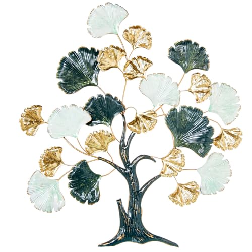 Alexandra House Living Wanddekoration, Blau, Weiß, Gold, Metall, Baum, 80 x 89 x 7 cm Alexandra House Living Wanddekoration, Blau, Weiß, Gold, Metall, Baum, 80 x 89 x 7 cm von Alexandra House Living