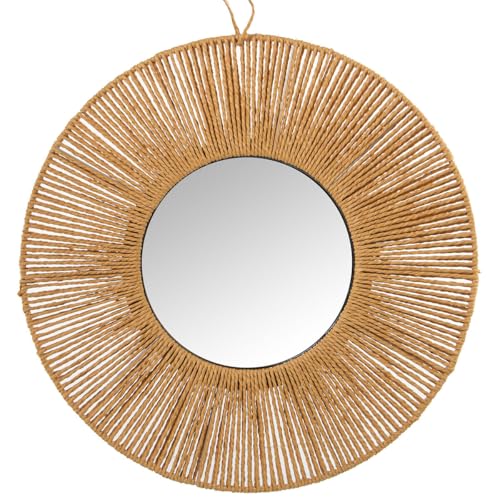 Alexandra House Living Wandspiegel, Naturfaser, 60 x 1 x 60 cm, rund Alexandra House Living Wandspiegel, Naturfaser, 60 x 1 x 60 cm, rund von Alexandra House Living