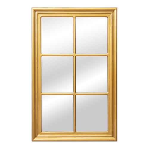 Alexandra House Living Wandspiegel, goldfarben, Holz, Fenster, 5 x 101 x 65 cm Alexandra House Living Wandspiegel, goldfarben, Holz, Fenster, 5 x 101 x 65 cm von Alexandra House Living