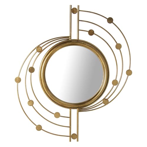 Alexandra House Living Wandspiegel, goldfarben, Metall, 66 x 3 x 78 cm, rund Alexandra House Living Wandspiegel, goldfarben, Metall, 66 x 3 x 78 cm, rund von Alexandra House Living