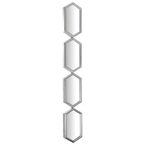 Alexandra House Living Wandspiegel, silberfarben, Metall, 4 x 15 x 106 cm Alexandra House Living Wandspiegel, silberfarben, Metall, 4 x 15 x 106 cm von Alexandra House Living