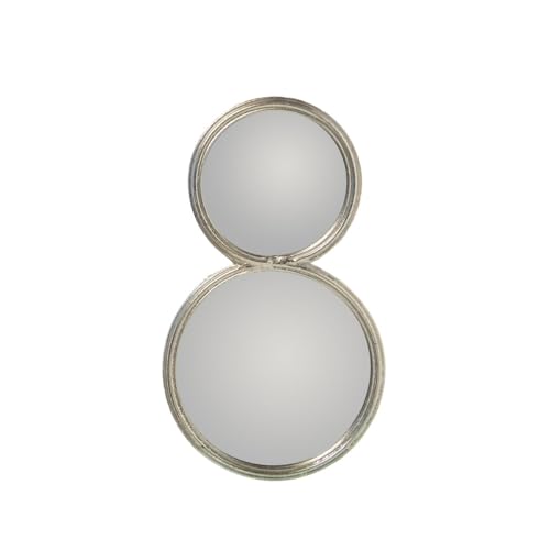 Alexandra House Living Wandspiegel, silberfarben, Metall, Kreise, 2 x 24 x 41 cm Alexandra House Living Wandspiegel, silberfarben, Metall, Kreise, 2 x 24 x 41 cm von Alexandra House Living
