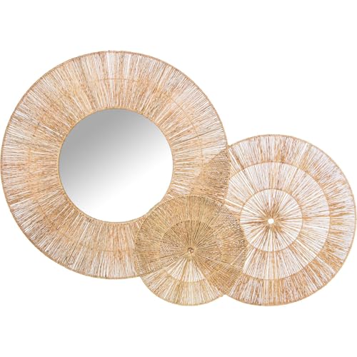 Alexandra House Living Wandspiegel aus Jute, Naturfaser, 4 x 103 x 70 cm, rund Alexandra House Living Wandspiegel aus Jute, Naturfaser, 4 x 103 x 70 cm, rund von Alexandra House Living