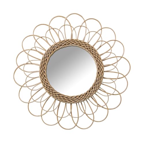 Alexandra House Living Wandspiegel aus Rattan, Naturfaser, 2 x 45 x 45 cm, rund Alexandra House Living Wandspiegel aus Rattan, Naturfaser, 2 x 45 x 45 cm, rund von Alexandra House Living