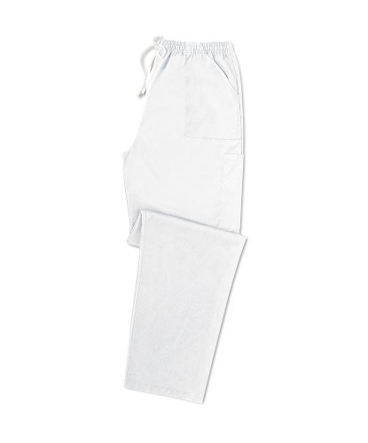 Alexandra al-ub50630024–3 x Lu Smart Scrub Cargo Hosen, Uni, unhemmed, Größe 3 X Große, weiß von Alexandra