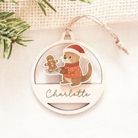 Personalisierte Weihnachtskugel Holz Geschenkanhänger Mit Namen Weihnachten Weihnachtsbaumdekoration Weihnachtsdekoration Otter | Ah_005 Personalisierte Weihnachtskugel Holz Geschenkanhänger Mit Namen Weihnachten Weihnachtsbaumdekoration Weihnachtsdekoration Otter | Ah_005 von AlexandraMaiCreative