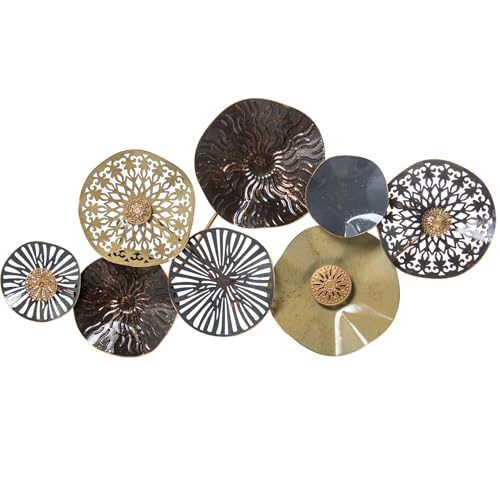 ADORNO PARED 21354 METAL CÍRCULOS BEIGE/NEGRO/DORADO_88X8X48CM ADORNO PARED 21354 METAL CÍRCULOS BEIGE/NEGRO/DORADO_88X8X48CM von AlexandreHouse