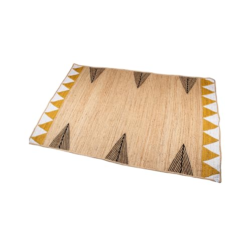 ALFOMBRA YUTE 120X170CM DECORADA TRIÁNGULOS_120X170CM von AlexandreHouse