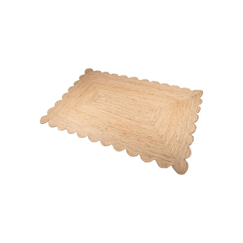 ALFOMBRA YUTE 60X100CM NATURALBORDE DENTADO_60X100CM von AlexandreHouse