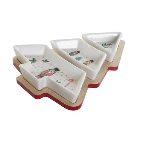 APERITIVO SET 4 GRES BAMBU 20X27X1 ARBOL BLANCO von AlexandreHouse