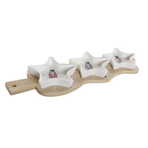 APERITIVO SET 4 GRES BAMBU 25,5X12X1 BLANCO APERITIVO SET 4 GRES BAMBU 25,5X12X1 BLANCO von AlexandreHouse