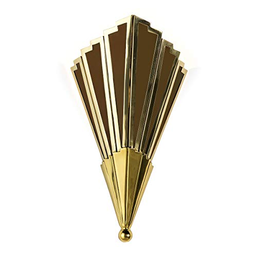 APLIQUE 24X18X48 ACRILICO MARRON/METAL DORADO von AlexandreHouse