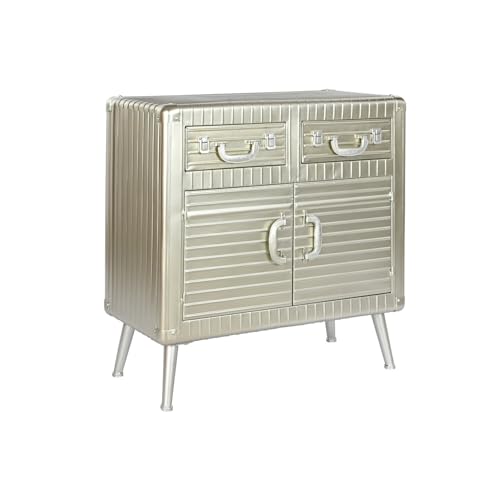 AlexandreHouse Anrichte aus Metall, MDF, 80 x 39 x 82 cm, 19,60 cm, silberfarben AlexandreHouse Anrichte aus Metall, MDF, 80 x 39 x 82 cm, 19,60 cm, silberfarben von AlexandreHouse