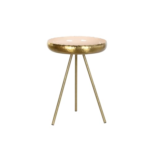 AlexandreHouse Beistelltisch aus Aluminium, 43 x 43 x 61 cm, rosa lackiert AlexandreHouse Beistelltisch aus Aluminium, 43 x 43 x 61 cm, rosa lackiert von AlexandreHouse
