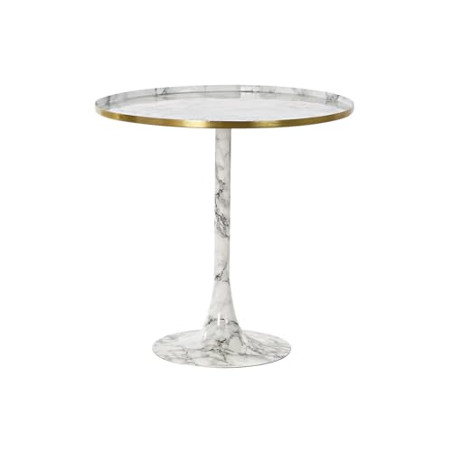 AlexandreHouse Beistelltisch aus Aluminium, 51 x 51 x 51 cm, Marmor AlexandreHouse Beistelltisch aus Aluminium, 51 x 51 x 51 cm, Marmor von AlexandreHouse
