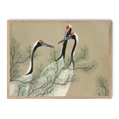 AlexandreHouse Bild Cranes in Branchen_FASE5, bunt AlexandreHouse Bild Cranes in Branchen_FASE5, bunt von AlexandreHouse