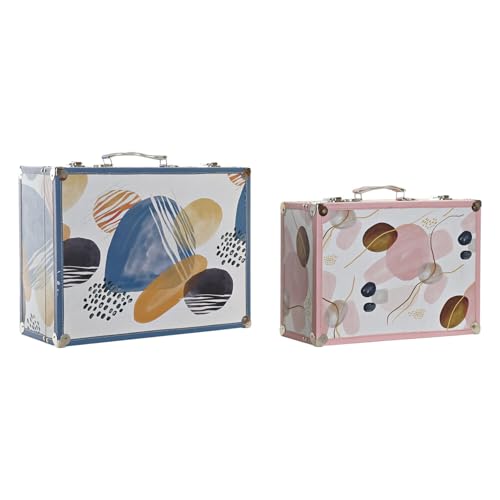 AlexandreHouse Box Set mit 2 Stück, Polyester, Holz, 43 x 19 x 34 cm, ABSTRAKT AlexandreHouse Box Set mit 2 Stück, Polyester, Holz, 43 x 19 x 34 cm, ABSTRAKT von AlexandreHouse