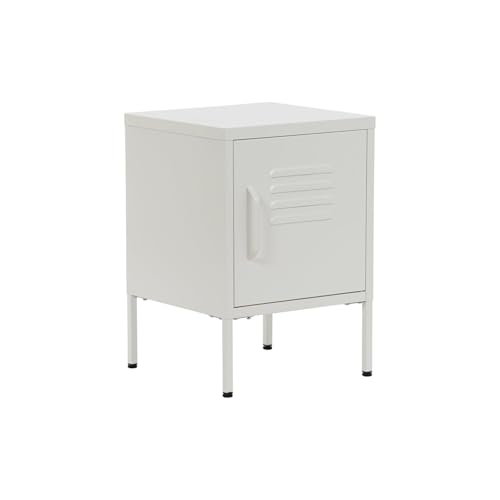 AlexandreHouse Nachttisch aus Metall, 35 x 35 x 51 cm, Weiß AlexandreHouse Nachttisch aus Metall, 35 x 35 x 51 cm, Weiß von AlexandreHouse