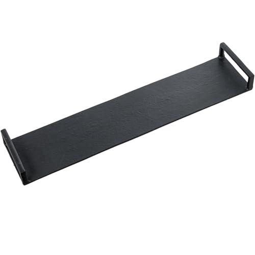 BANDEJA RECTANGULAR C/ASAS ALUMINIO NEGRO_61X14X5CM von AlexandreHouse