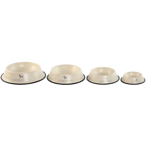 BOL SET 4 METAL GOMA 29X29X6,5 1,5L COMEDERO BEIGE von AlexandreHouse