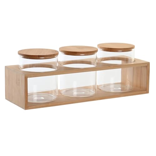 BOTE SET 3 BOROSILICATO BAMBU 31X11X11,5 9X10,3 BOTE SET 3 BOROSILICATO BAMBU 31X11X11,5 9X10,3 von AlexandreHouse