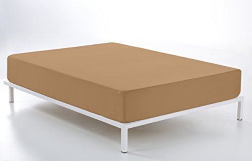 Bajera ajustable color marrón - Cama de 200 (alto 28 cm) - 100% algodón - 144 hilos. Gramage: 115 von AlexandreHouse