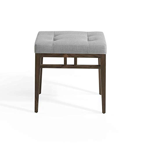 Banqueta descalzadora con asiento tapizado y estructura de madera chapada en nogal. Banqueta descalzadora con asiento tapizado y estructura de madera chapada en nogal. von AlexandreHouse