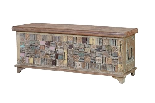 Baul en Madera de Mango y Madera Reciclada, con Apertura Superior, Gran Capacidad de Almacenaje Baul en Madera de Mango y Madera Reciclada, con Apertura Superior, Gran Capacidad de Almacenaje von AlexandreHouse